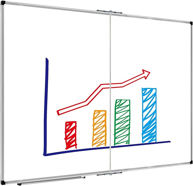 XBoard Dry Erase Board 60 x 48 Inch | Foldable Magnetic White Board by XBoard
