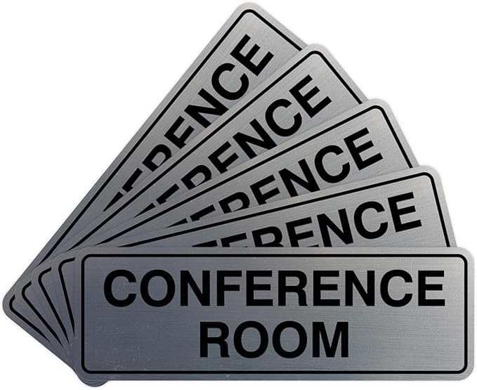 Standard Conference Room Sign by All+Quality