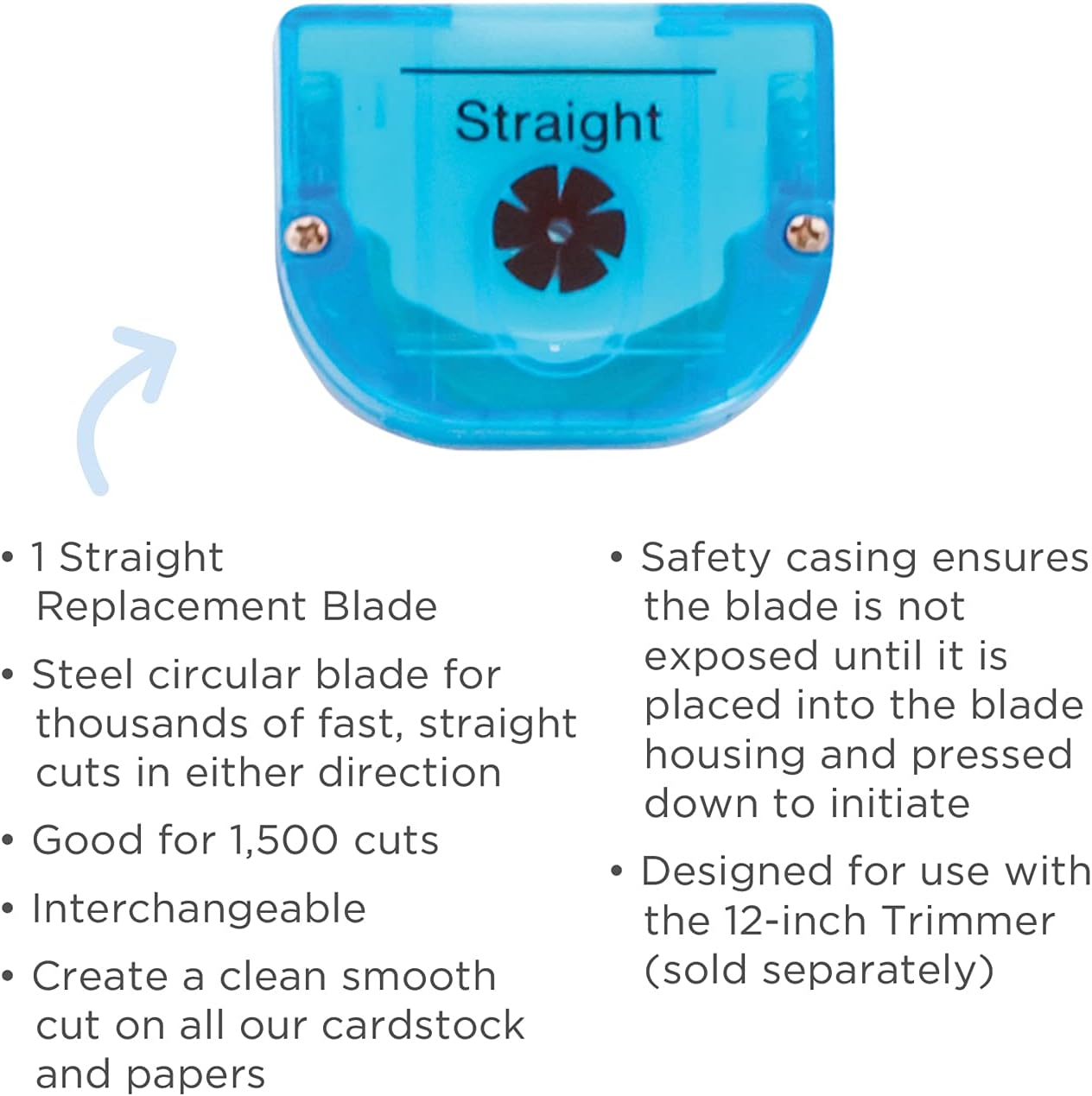 Creative Memories 12 Inch Straight Rotary Blade Replacement for 2019 Trimmer