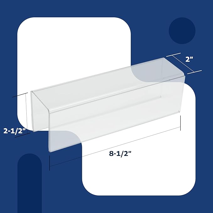 20-Pack 8.5" x 2.5" Acrylic Name Plates - Image 3