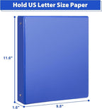 CIXILDTS 6-Pack 1-Inch Binder, Standard 3 Ring Binder Fit Letter Size Paper - Image 2