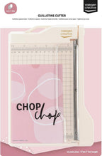 Vaessen Creative Trim Easy Guillotine Cutter, 6 x 8.5 inches, Trimmer for Cutting Paper, Cardstock, Foam, Felt, Cork Sheets and Other Craft Materials, White/Pink