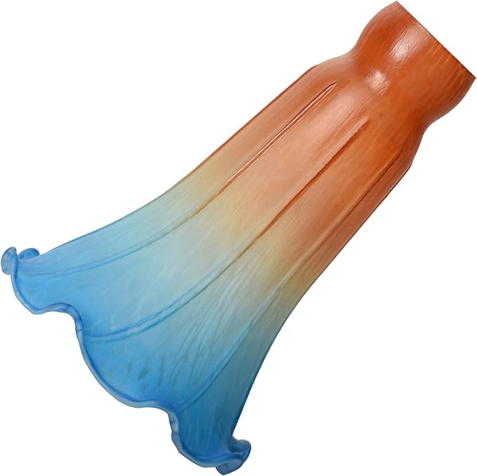 Bieye LS22 Lily Flower Blown Glass Lampshade by Bieye