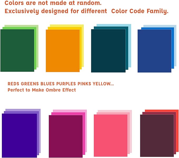 Livholic 100 Pack Heavy Duty Paper Colored Cardstock Front Back Different Color - Image 7