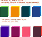 Livholic 100 Pack Heavy Duty Paper Colored Cardstock Front Back Different Color - Image 7