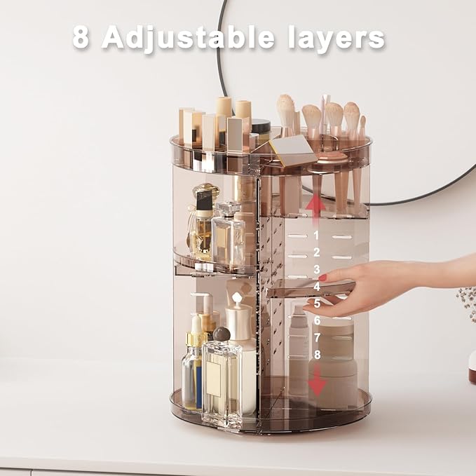 360 Rotating Makeup Organizer - Image 3