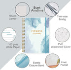 Simplified Fitness Journal for Women & Men, A5 Workout Journal/Planner Daily - Image 2