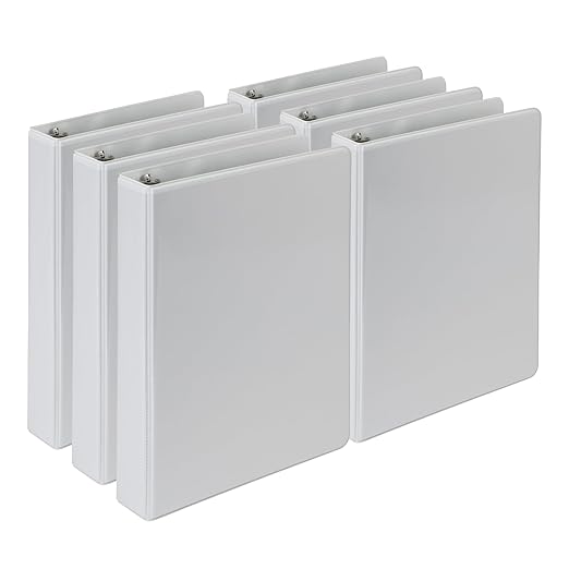 Samsill Economy 1 Inch Mini 3 Ring Binder, Made in The USA, Round Ring Binder by Samsill