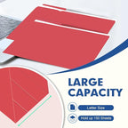 File Folder, PANDRI 120 Pack File Folder, 1/3 Cut Tab, Letter Size, Filing - Image 4