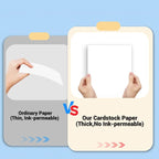 Cardstock 8.5 x 11, Thick Printer Paper 75 lb/200 gsm, 40 Sheets Card Stock - Image 4