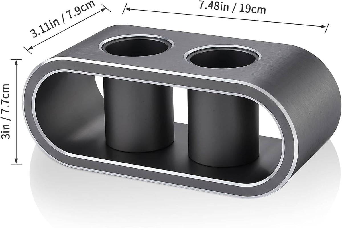 Metal Aluminum Alloy Desktop Microphones Storage Holder, Stand Support Base F...