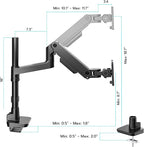 ARES WING Single Monitor Arm Desk Mount - Image 9