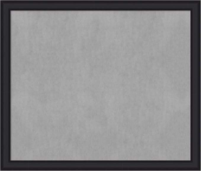 Amanti Art Black Framed Magnetic Board 45x53 Oversize Vision Board by AmantiArt