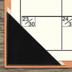 StoreSMART Peel and Stick Calendar Corners - Black Plastic - 300 Pack - STB1336BK-300