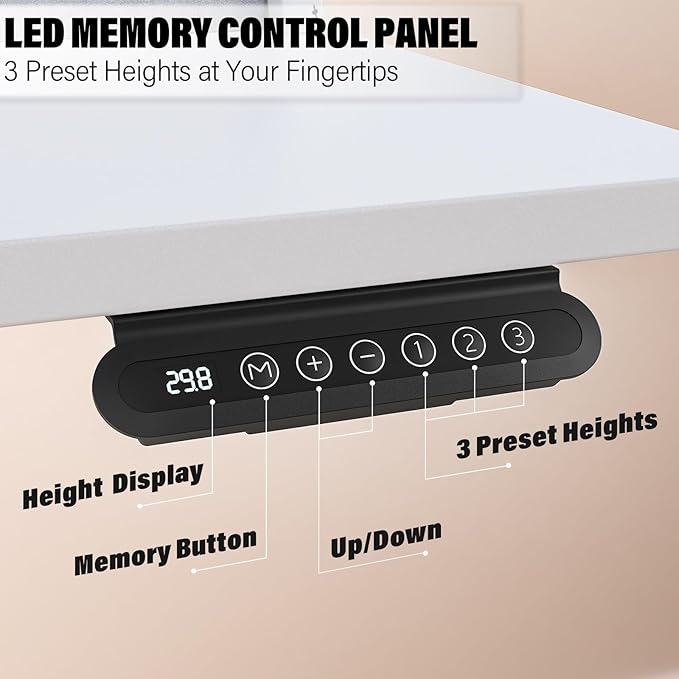 Kingant 48 x 24 Inch Electric Standing Desk - Image 6