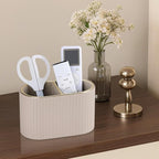 KINGFOM PU Leather Desk Organizer Pen Holder – Dual-Compartment Stylish Pencil - Image 9
