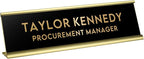 Custom Engraved Desk Plate | Personalized by 904Custom