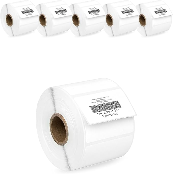 HOUSELABELS 2.25" x 1.25" Address Labels on 1" Core in Polypropylene Compatible by HouseLabels