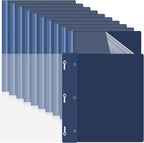 Teling 72 Pack Clear Front Report Covers Bulk Business Report Covers Plastic by Teling