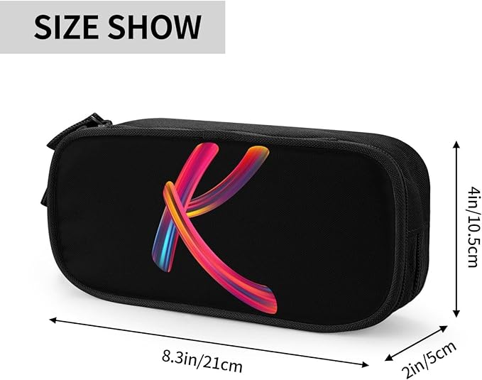 Pazacon Cute Initial Pencil Case - Image 2
