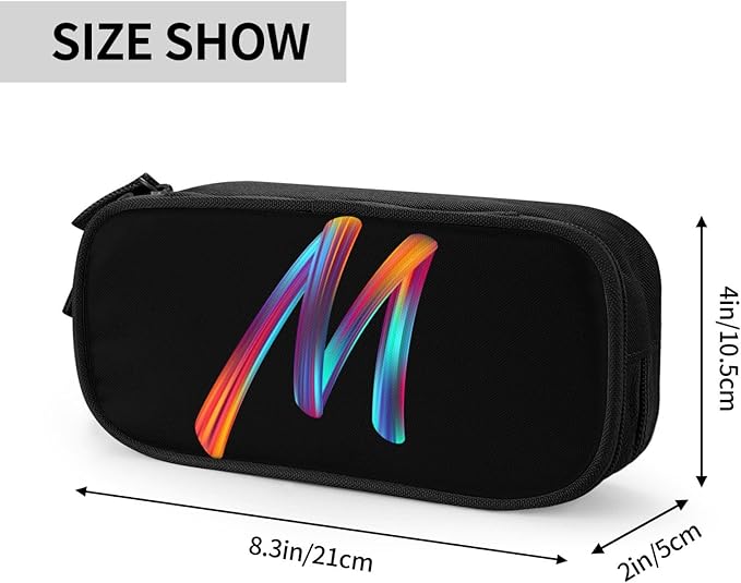 Pazacon Cute Initial Pencil Case - Image 2