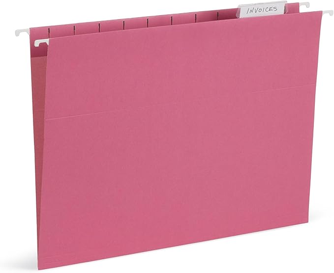 25 Blue Summit Supplies Pretty Hanging File Folders, Pastel Gem Tone Assorted - Image 5
