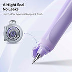 WRITECH Retractable Fountain Pen Set: Fine Nib Black Ink Premium Gift Box - Image 5