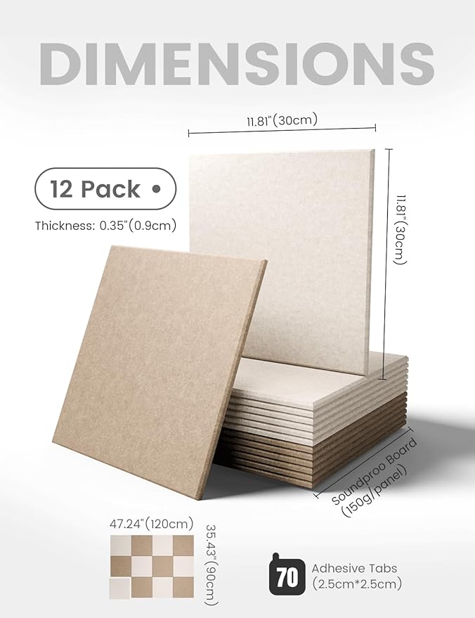Large Felt Bulletin Board 48" X 36" Large Cork Board Alternative-12 Pack - Image 2