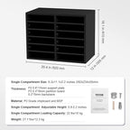 VEVOR Literature Organizers, 12 Compartments Office Mailbox - Image 7