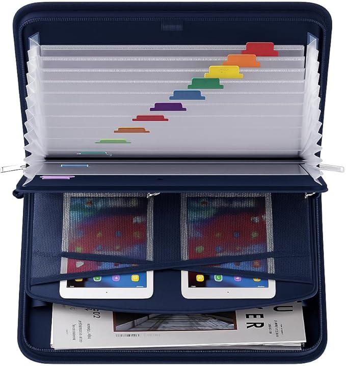 Fireproof & Waterproof Accordion File Organizer – Fireproof File Folder - Image 3