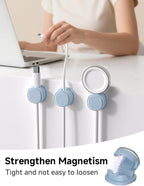 Magnetic Cable Clips, Adjustable Cord Holder Management, Adhesive Wire Keeper - Image 2