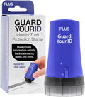 Guard Your ID Advanced Roller 2.0 Identity Theft Prevention Security Stamp Blue by Plus