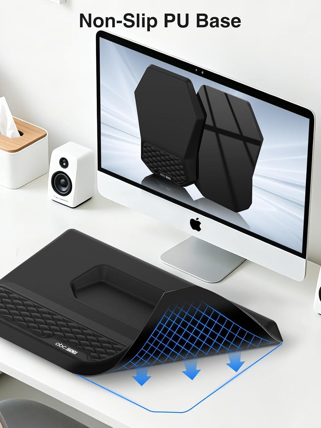 Ergonomic Wrist Rest with Keyboard Stand and Mouse Pad for Easy Typing