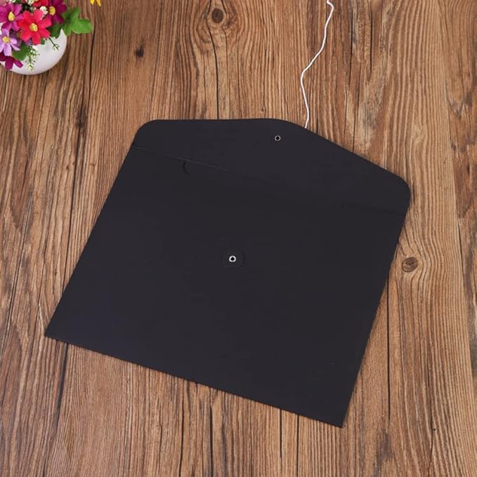10pcs A4 Kraft Paper Envelopes Portfolio Foolscap File Folders Document Folder - Image 5