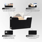 OSKIE DR POCKET RACK Wall-Mounted File Rack, Single Pocket, Metal Organizer - Image 4