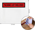 Nicunom 1000 Pcs Packing List Envelopes 4.5" x 5.5" - Image 2