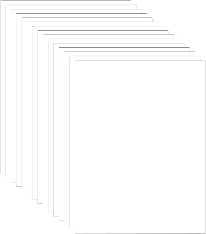 Guakicae 40 Sheets Bright White Cardstock 8.5 x 11 Printer Paper, 75lb Thick by Guakicae