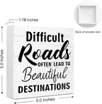 Inspirational Wood Box Sign - Image 2