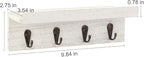 HRONRAD Rustic Key Holder for Wall, Farmhouse Wall Shelf - Image 6