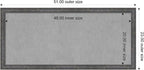 Amanti Art Grey Framed Magnetic Board 23x51 Oversize Vision Board - Image 3