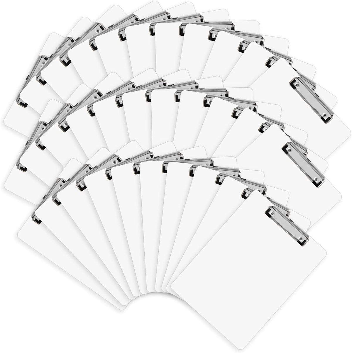 Dry Erase Clipboards, HERKKA 32 Pack Hardboard Office Whiteboard Clipboards L...