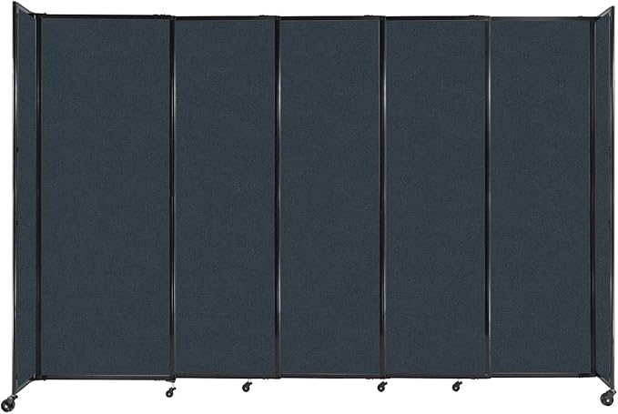 Versare Straightwall Sliding Portable Wall Partition | Freestanding Office by VERSARE