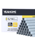 YEAHOME Light Duty Staples for Staple Gun, Suit for Upholstery, General Repairs by YEAHOME
