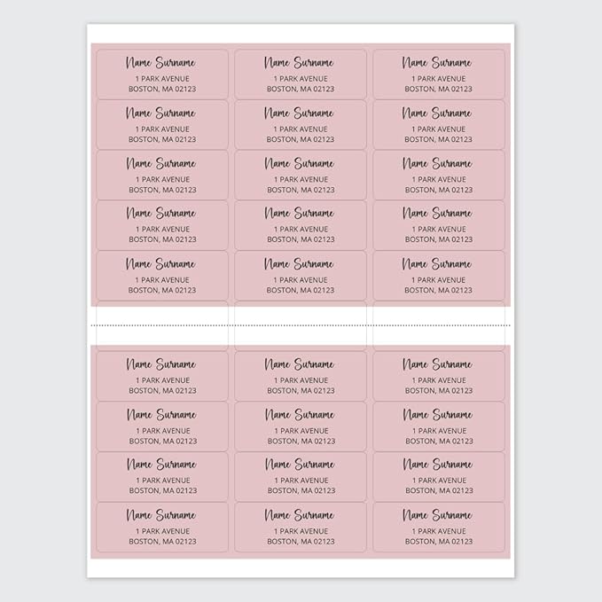 Dotty about Paper Personalized Blush Pink Colorblock - Image 3