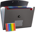 Nicfaec Expanding File Folder, 13 Pockets, Polypropylene by Nicfaec