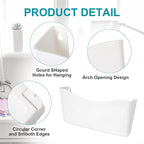 Colarr 6 Pack Expandable Pocket Wall File Holder Plastic Hanging Wall Organizer - Image 3