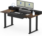 FLEXISPOT 63x32 in 4-Leg Standing Desk by FlexiSpot