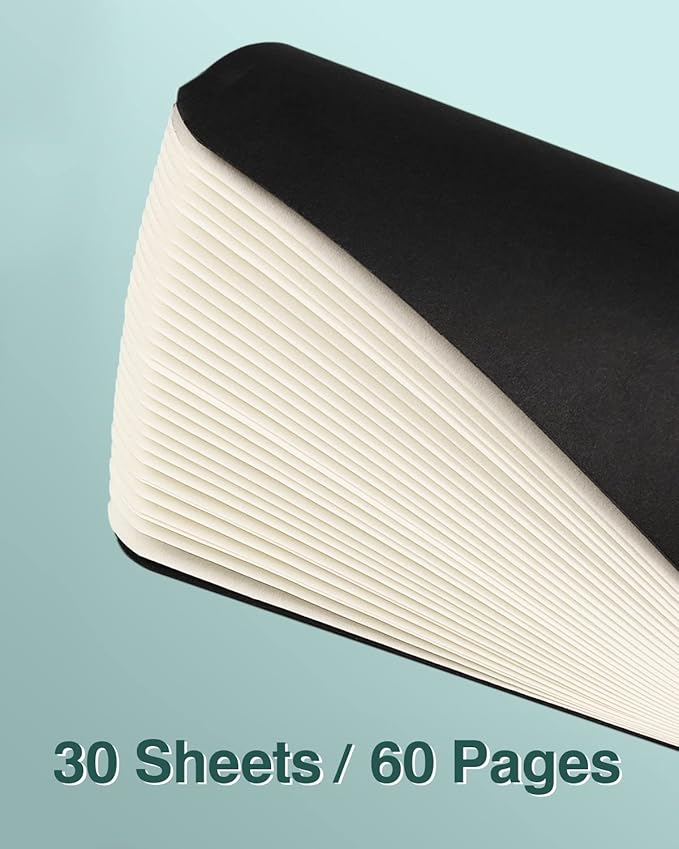 Lzerking Mini Notepads Bulk 36 Pack Small Journal Pocket Notepad-Black Cover - Image 3