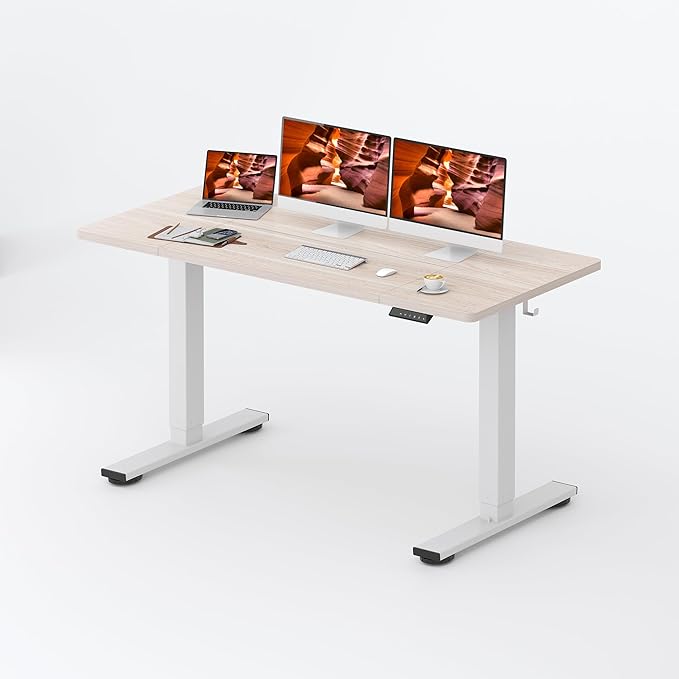FitStand Standing Desk, Large 63x31 Inches Height Adjustable Stand Up Desks by FitStand