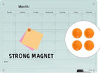 Magnetic Glass Dry Erase Board Calendar- White Board 48 x 36 Inch Wall Mounted - Image 3